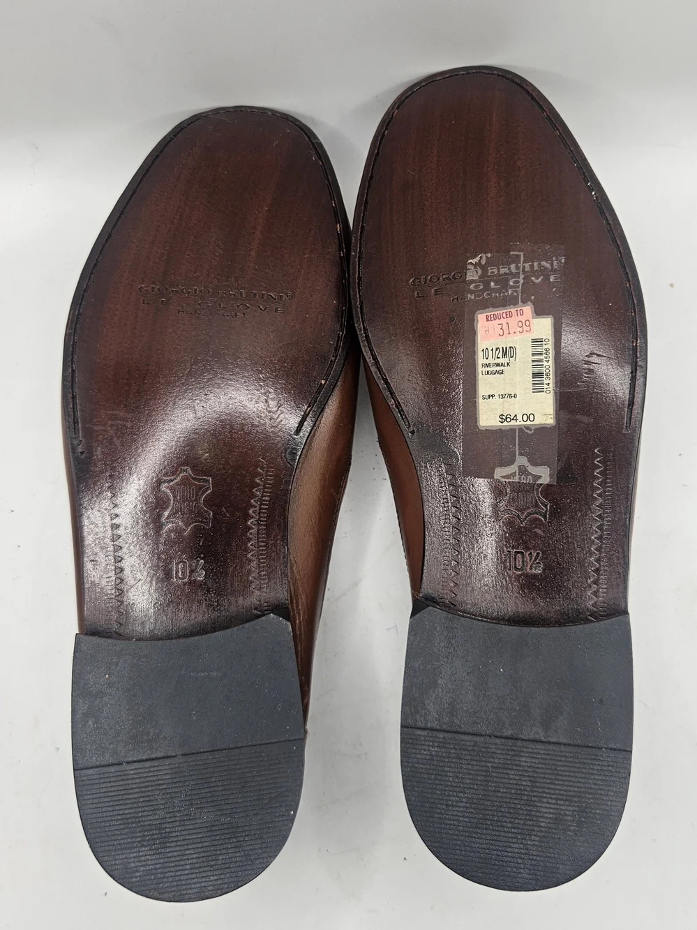 Giorgio Brutini Brown Woven Tassel Loafers 10.5